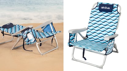 silla plegable para la playa