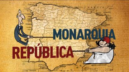 Carátula del documental 'Monarquía o República'.