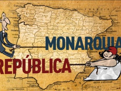 Carátula del documental 'Monarquía o República'.