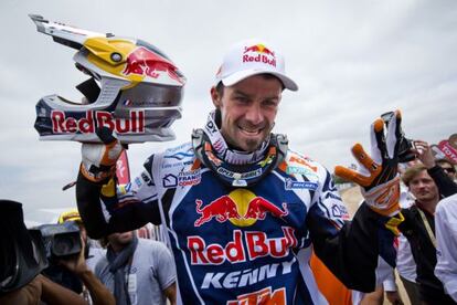 Despres celebra un triunfo en el Dakar