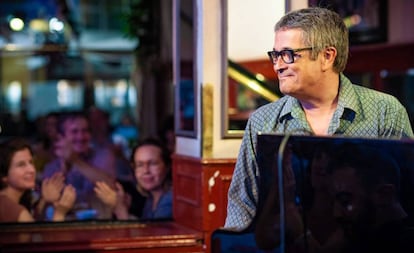 Chano Domínguez, en el café Central de Madrid en 2018. 