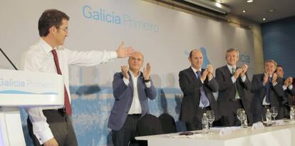 El presidente de la Xunta, Alberto Núñez Feijóo