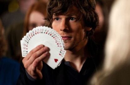 El actor Jesse Eisenberg, protagonista de 'Ahora me ves'.