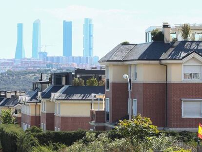 Valdemarín, en el distrito de Aravaca, donde se registró el mayor porcentaje de votos a partidos de derecha en los últimos comicios generales.