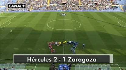 Hércules 2; Zaragoza 1