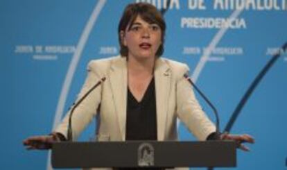 La consejera de Fomento y Vivienda, Elena Cortés (IU).