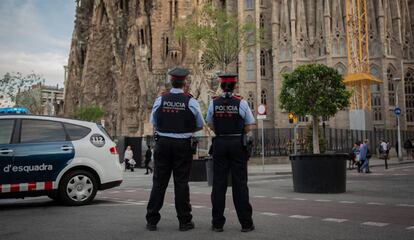 Dos Mossos d'Esquadra, en una imagen de archivo.