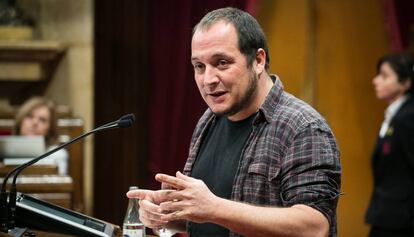 L'exportaveu de la CUP al Parlament, David Fernàndez.