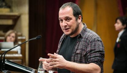 L&#039;exportaveu de la CUP al Parlament, David Fern&agrave;ndez.