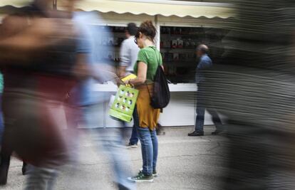 La Feria del Libro de Madrid el pasado fin de semana.