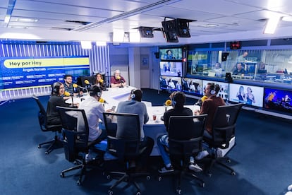 Programa 'Hoy por hoy' en la Cadena SER en Madrid.