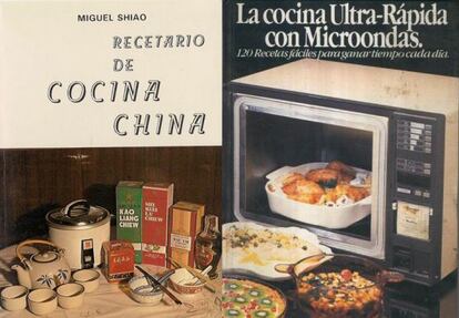 Libros de cocina de los años 80