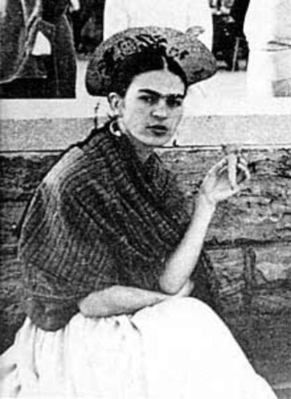 Frida Kahlo, fotografiada en Nueva York en 1993.