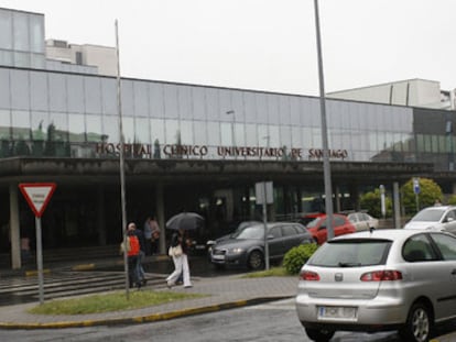 Hospital Clínico Universitario de Santiago de Compostela al que fueron trasladados los heridos.