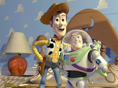 El vaquero Woody y el astronauta Buzz, en busca de esa irresistible aventura de 77 minutos.