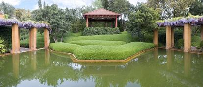 Casa Caruncho, jardín privado en las afueras de Madrid.