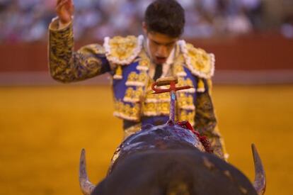 Talavante, en la pasada Feria de Abril.