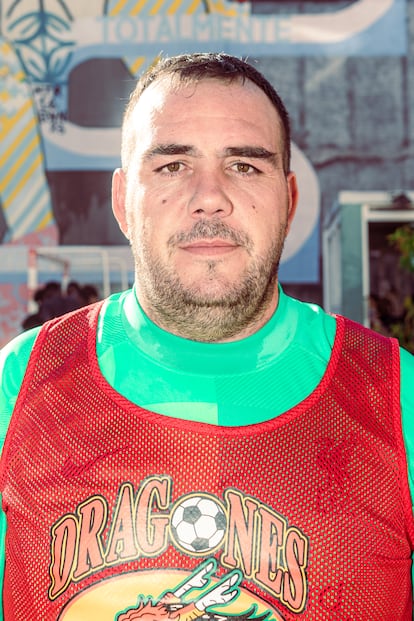 Ricardo, jugador de los Dragones de Lavapiés.