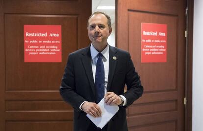 Adam Schiff, l&iacute;der dem&oacute;crata en el Comit&eacute; de Inteligencia. 