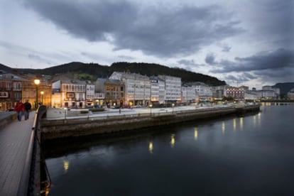 Viveiro desde el puente de la Misericordia.