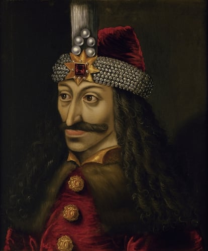 Un retrato de Vlad Drácula, supuestamente pintado en la segunda mitad del siglo XVII. 
