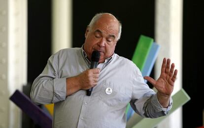 Lluís Rabell, durante su intervención de hoy