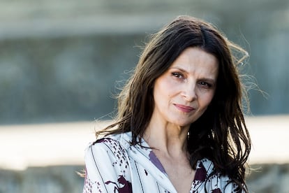 Juliette Binoche , en el festival de San Sebastián en 2018.