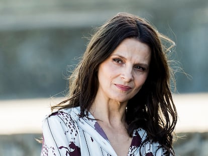 Juliette Binoche , en el festival de San Sebastián en 2018.