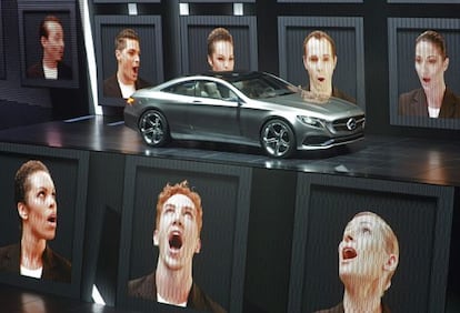 Presentación del nuevo Mercedes Clase S Coupé en el Salón de Fráncfort.