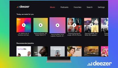 App de Deezer para Smart TV Samsung