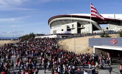 Aspecto del Wanda Metropolitano el día de su inauguración.