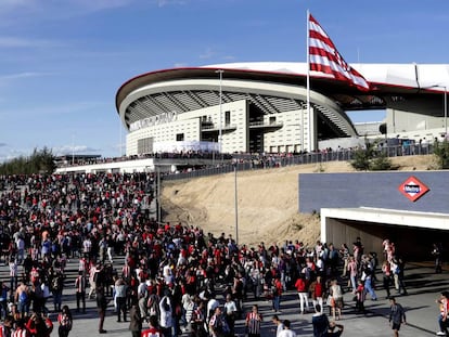 Aspecto del Wanda Metropolitano el día de su inauguración.