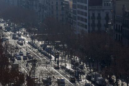 Imatge del passeig de Gràcia, on es durà a terme la iniciativa de l'Ajuntament.
