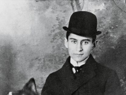 El escritor Franz Kafka alrededor de 1905.