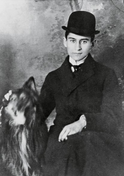 El escritor Franz Kafka alrededor de 1905.