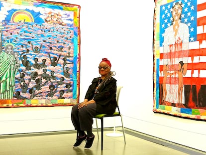 Faith Ringgold en las galerías Serpentine, en Londres, el 5 de junio de 2019.