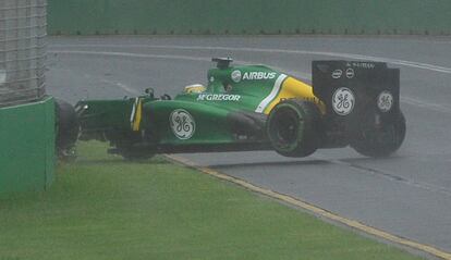 Accidente del piloto de Caterham, Charles Pic.