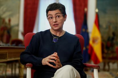 Arancha González Laya, el pasado 28 de mayo en la sede del Ministerio de Exteriores.