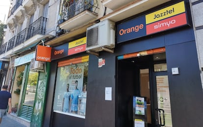 Tienda de Orange, en Madrid.