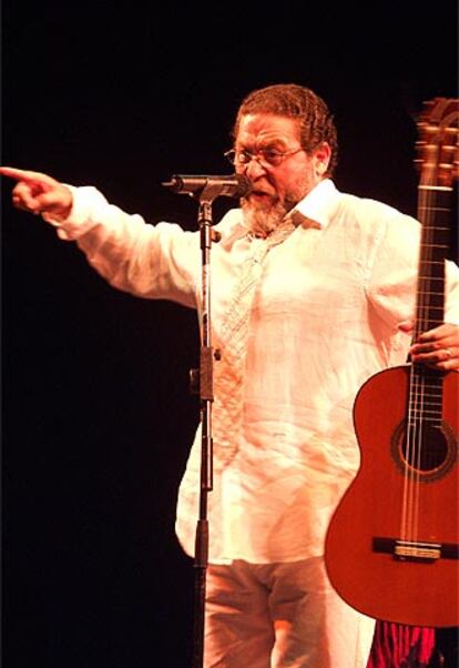 Diego Carrasco, durante una actuación.