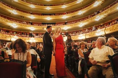 El interior del Teatro Liceo de Barcelona