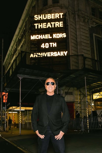 El diseñador Michael Kors, en la presentación de su nueva colección.