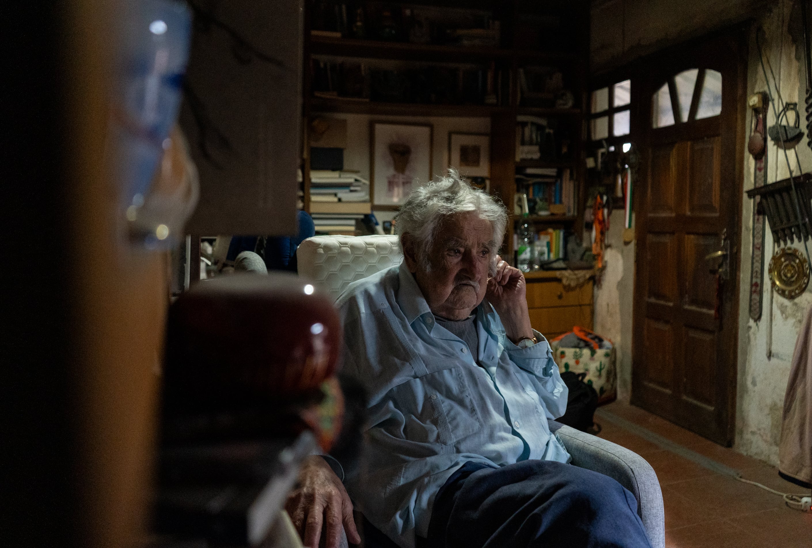 José Mujica en su chacra, el día 31 de octubre de 2024.
