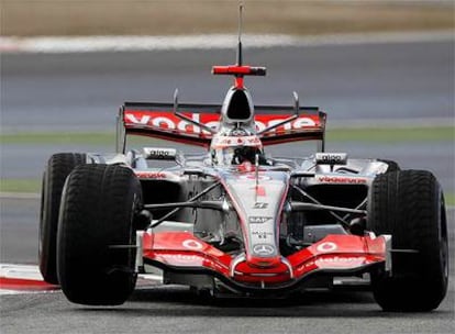 Fernando Alonso, en Montmeló