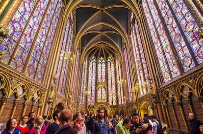 La Sainte Chapelle, en el recinto del Palais de Justice.