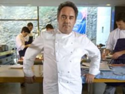 Ferran Adriá, en la cocina de elBulli.