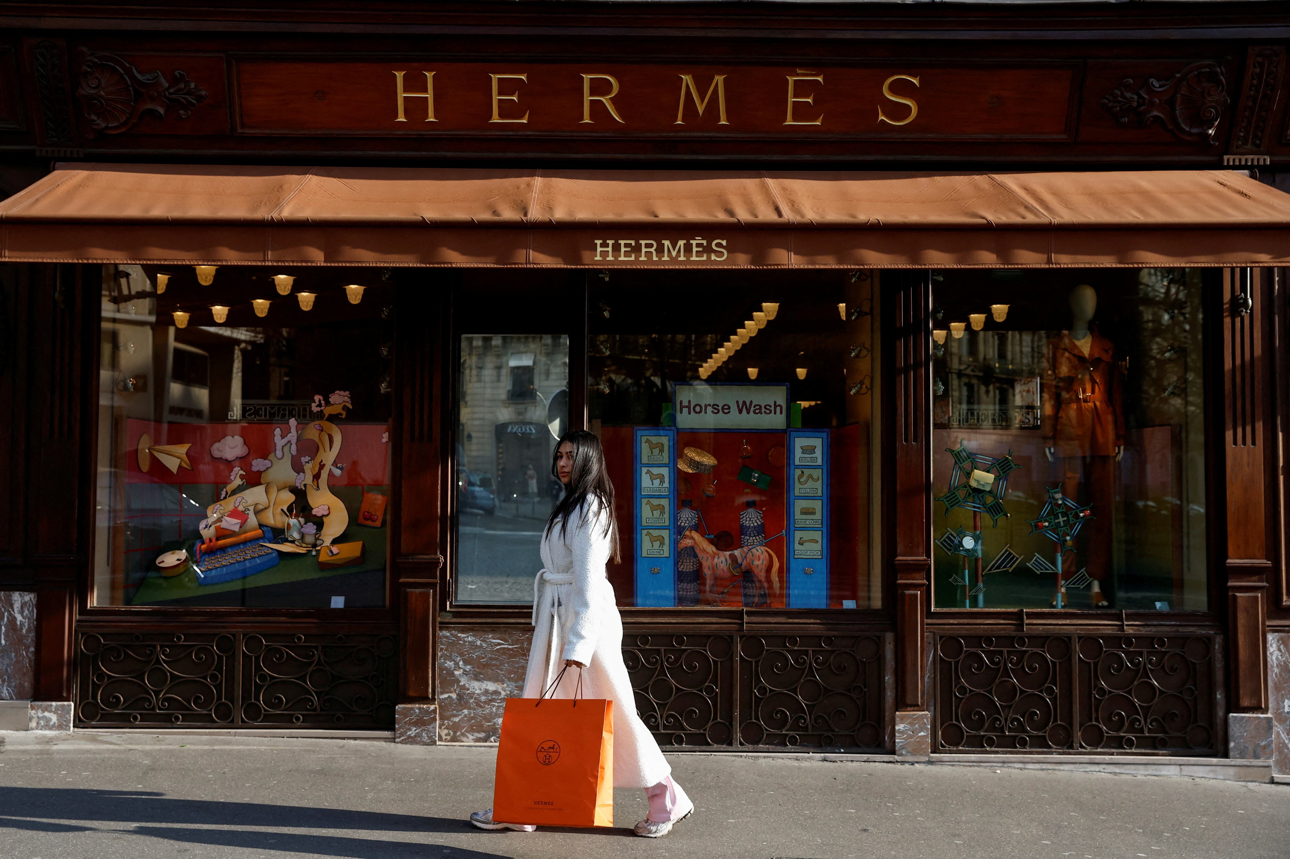 Tienda de Hermes, en París.