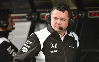 Eric Boullier, jefe de equipo de McLaren-Honda, en Melbourne.