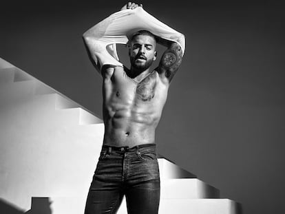 Maluma posa para Calvin Klein.