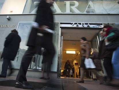 Tienda de Zara en la calle de Goya de Madrid